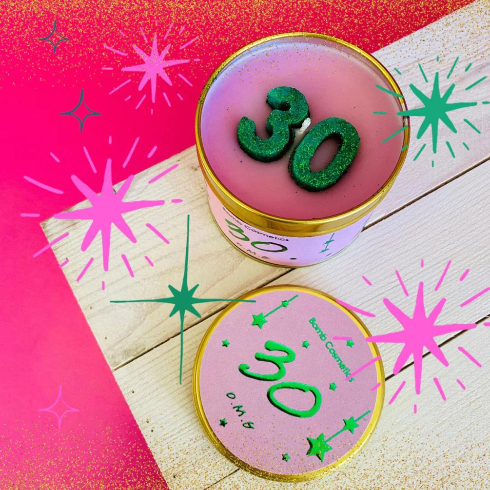 Bomb Cosmetics 30th Birthday Tin Candle Extra Image 1